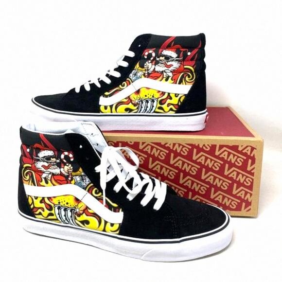 VANS Sk8-Hi Shoes High Top Black Suede Men’s VN0A4BVTBLK Sneakers Casual Size - Picture 5 of 11